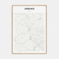 Urbino Map Portrait Poster