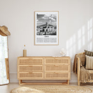 Urbino Travel B&W Poster