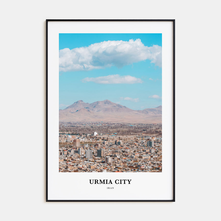 Urmia City Portrait Color Poster