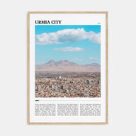 Urmia City Travel Color Poster