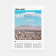 Urmia City Travel Color Poster