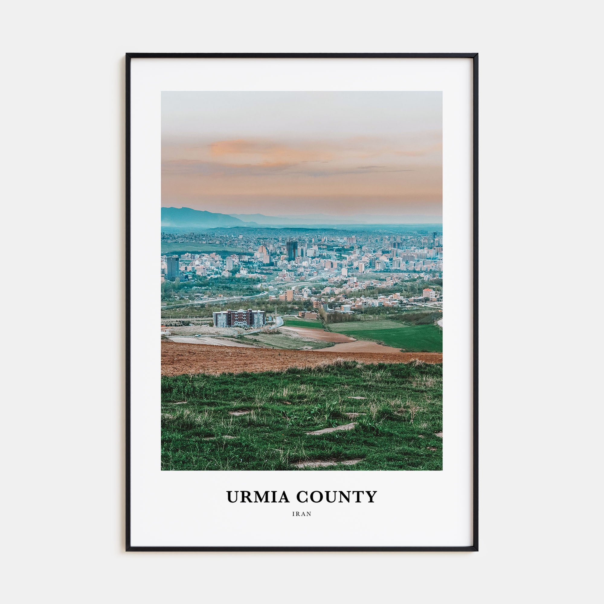 Urmia (County) Portrait Color Poster