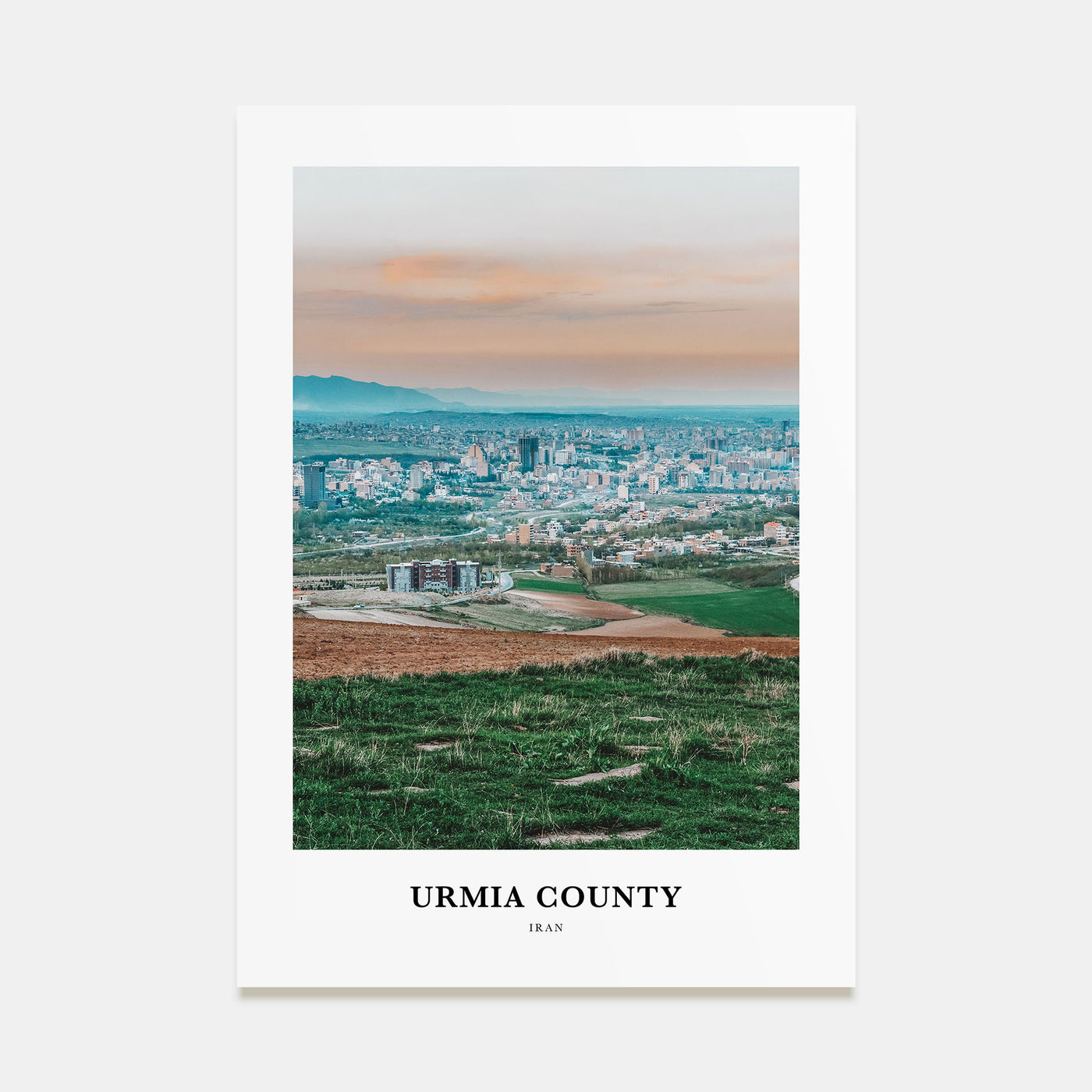 Urmia (County) Portrait Color Poster