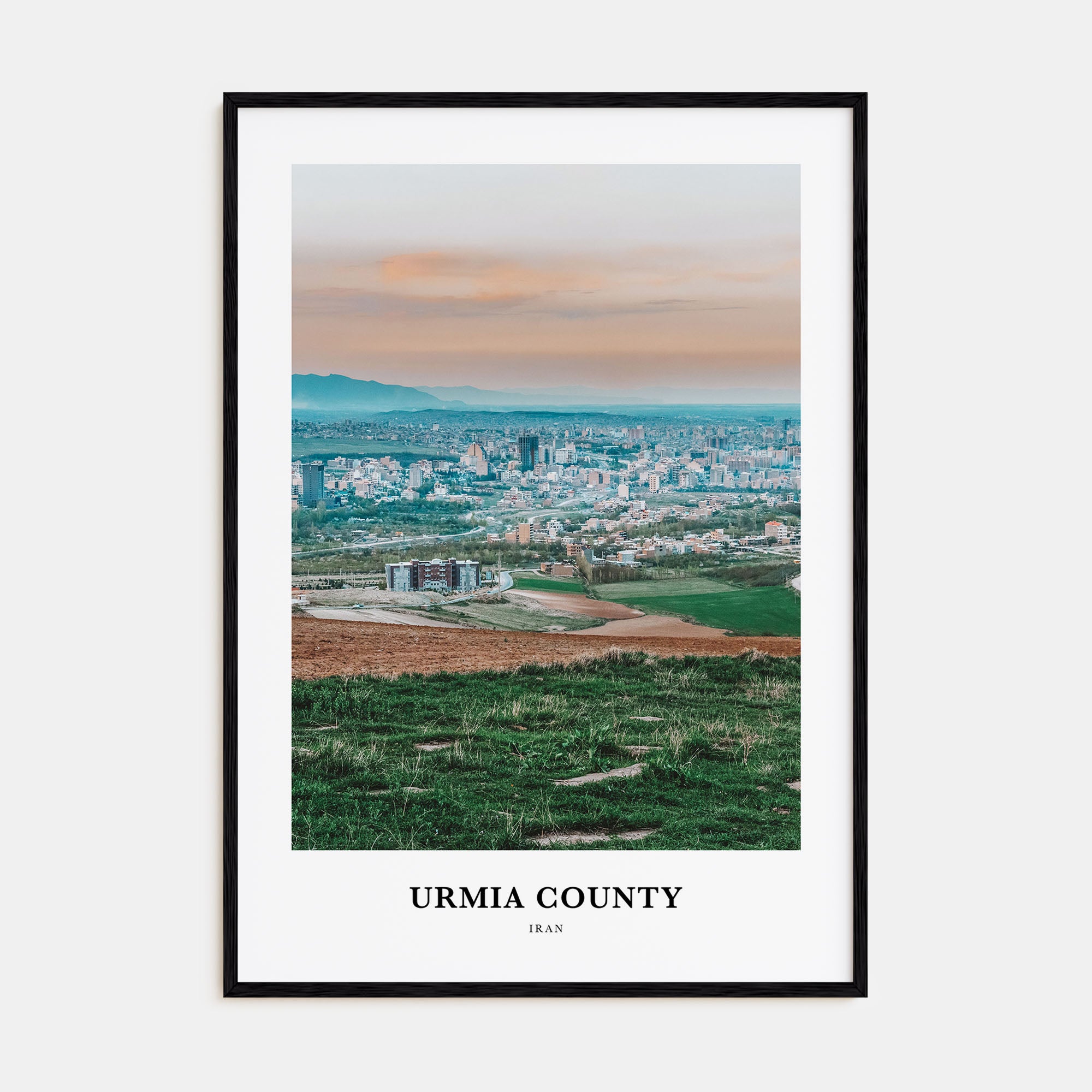 Urmia (County) Portrait Color Poster