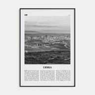 Urmia (County) Travel B&W Poster