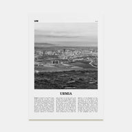 Urmia (County) Travel B&W Poster