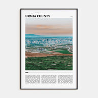 Urmia (County) Travel Color Poster