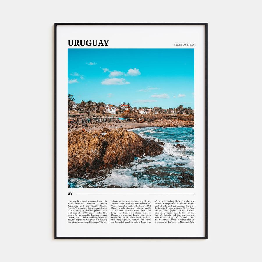 Uruguay Travel Color Poster