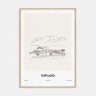 Ushuaia Drawn Poster