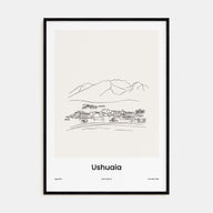 Ushuaia Drawn Poster