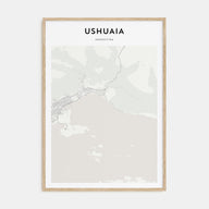 Ushuaia Map Portrait Poster
