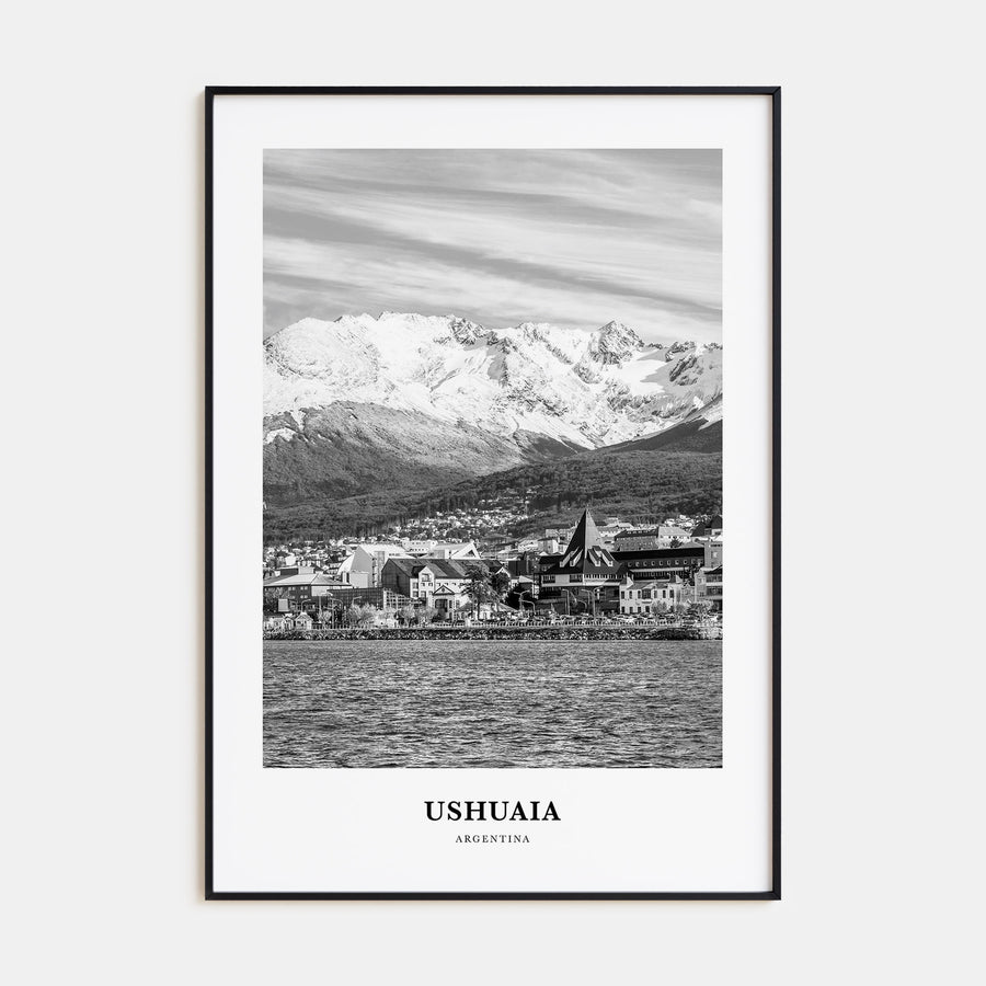 Ushuaia Portrait B&W Poster