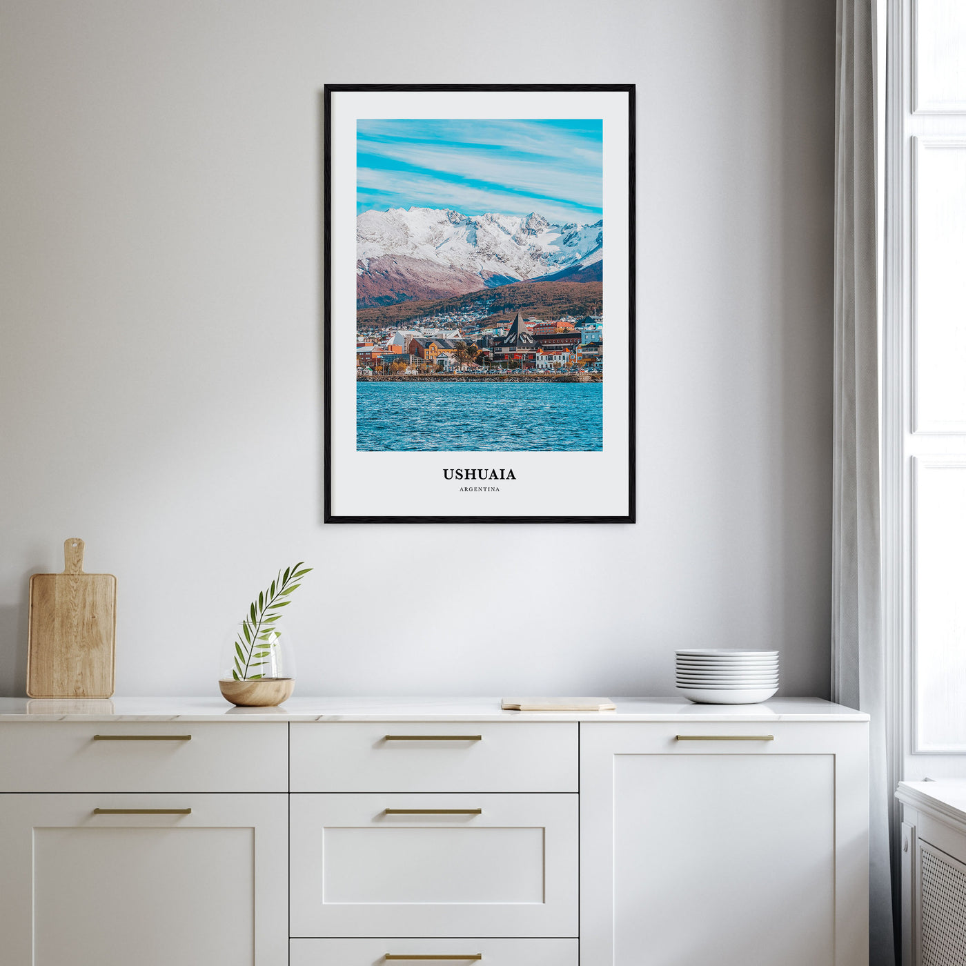 Ushuaia Portrait Color Poster