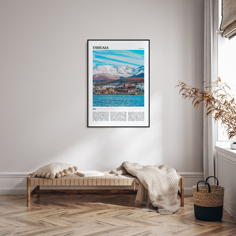 Ushuaia Travel Color Poster