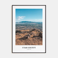 Utah County Portrait Color Poster