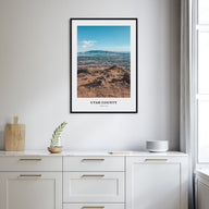 Utah County Portrait Color Poster