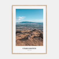 Utah County Portrait Color Poster