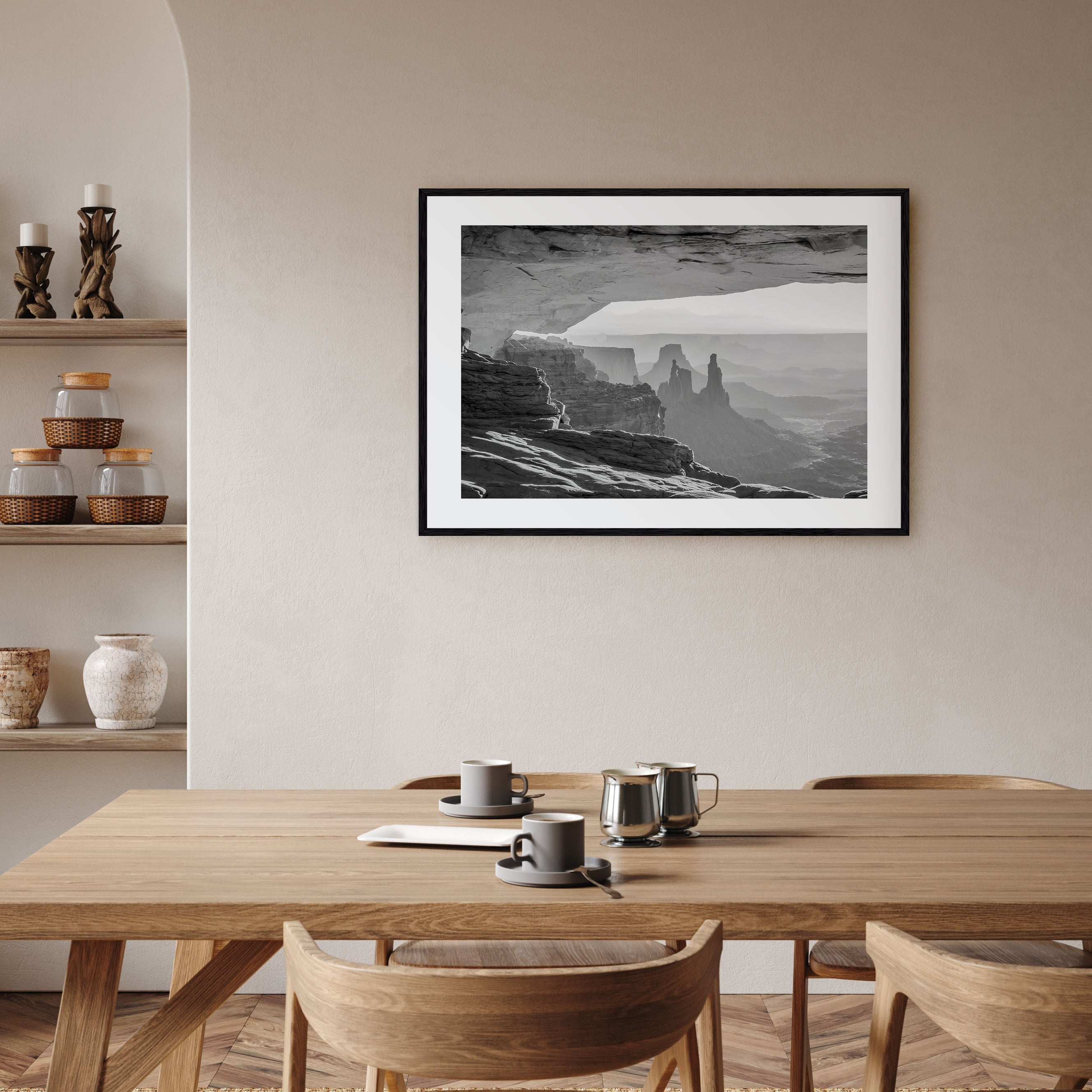 Utah Landscape B&W Poster
