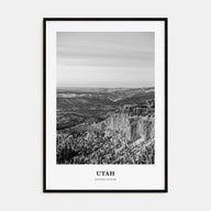 Utah Portrait B&W No 1 Poster