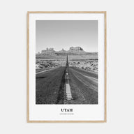 Utah Portrait B&W No 2 Poster