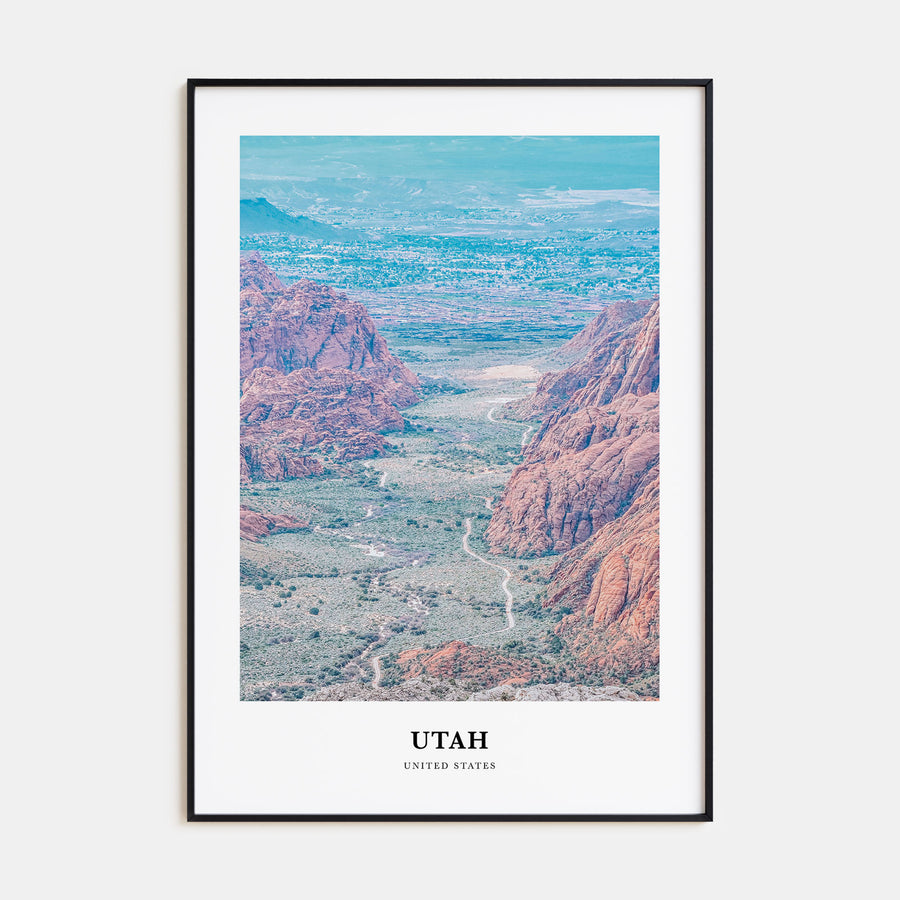 Utah Portrait Color No 1 Poster