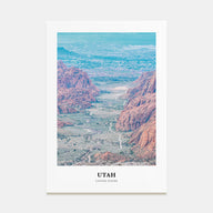 Utah Portrait Color No 1 Poster