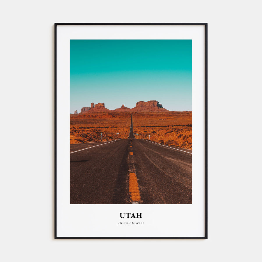 Utah Portrait Color No 3 Poster
