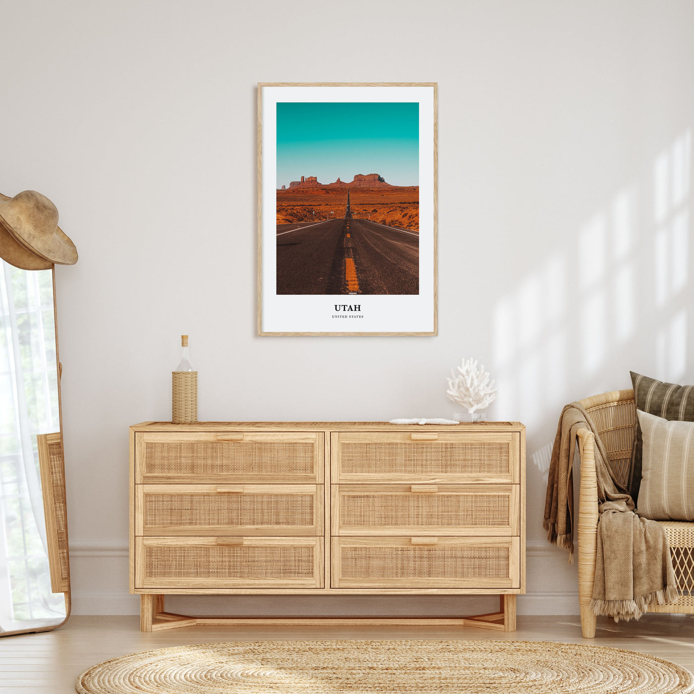 Utah Portrait Color No 3 Poster