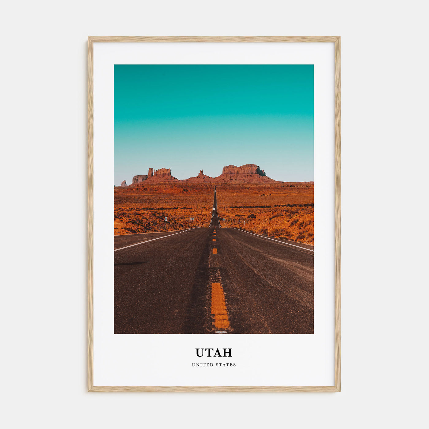 Utah Portrait Color No 3 Poster