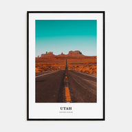 Utah Portrait Color No 3 Poster