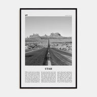 Utah Travel B&W No 1 Poster
