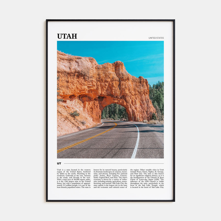 Utah Travel Color No 2 Poster