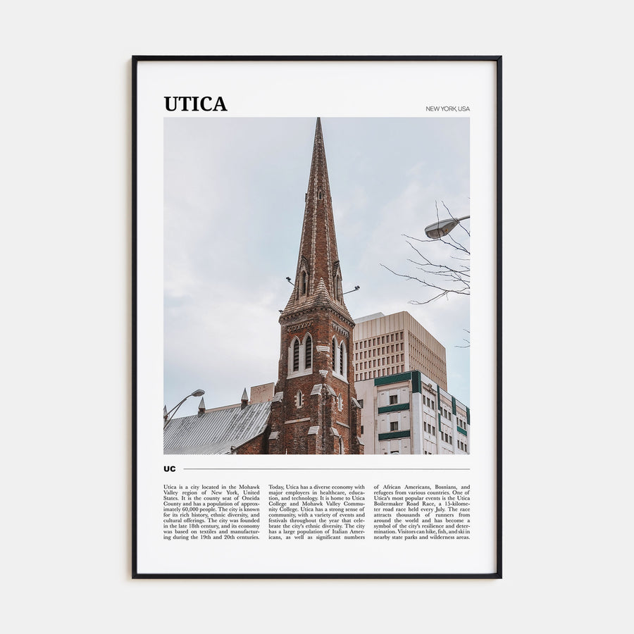 Utica Travel Color Poster