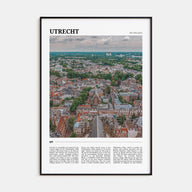 Utrecht Travel Color Poster