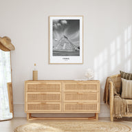 Uxmal Portrait B&W Poster