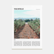 Vacaville Travel Color Poster