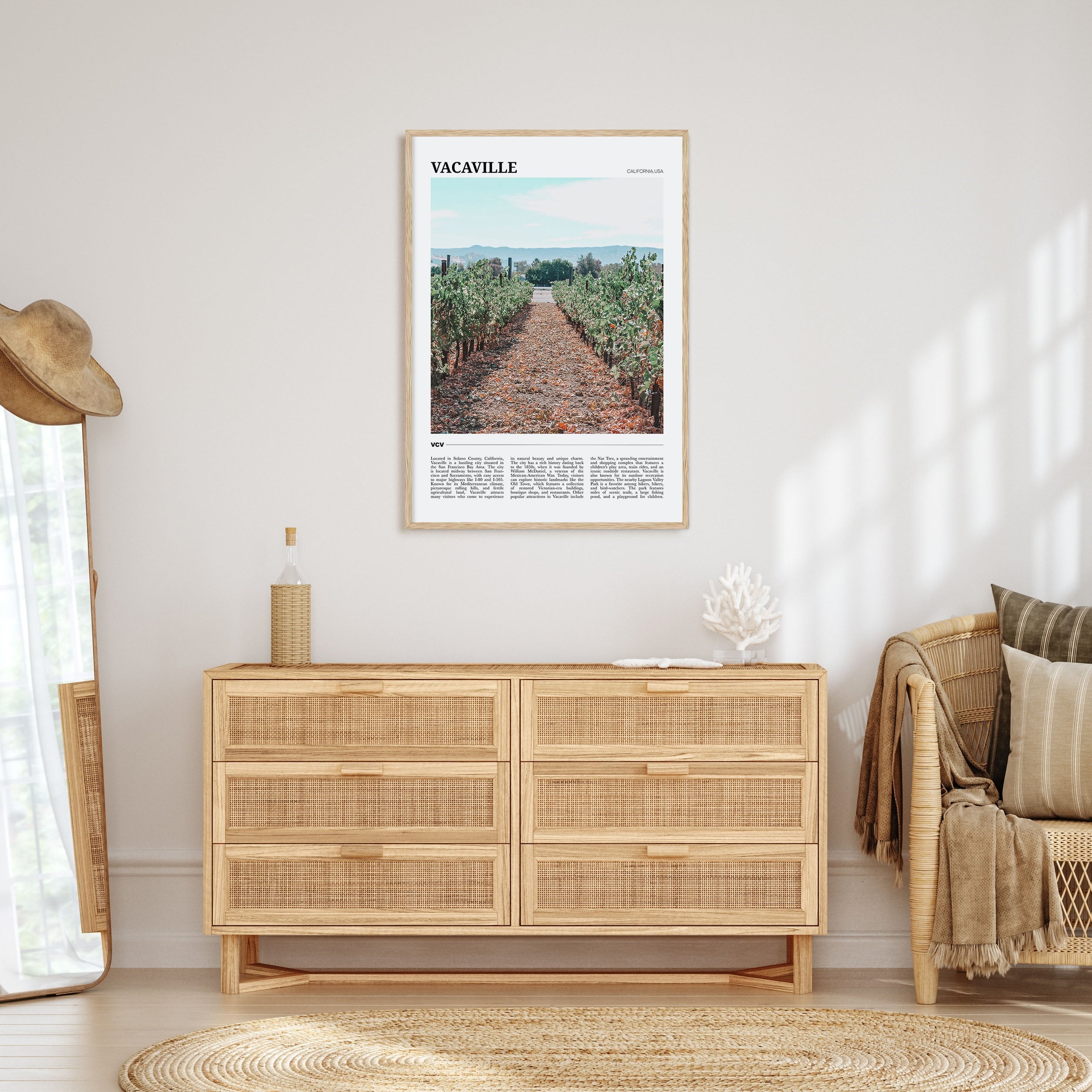 Vacaville Travel Color Poster