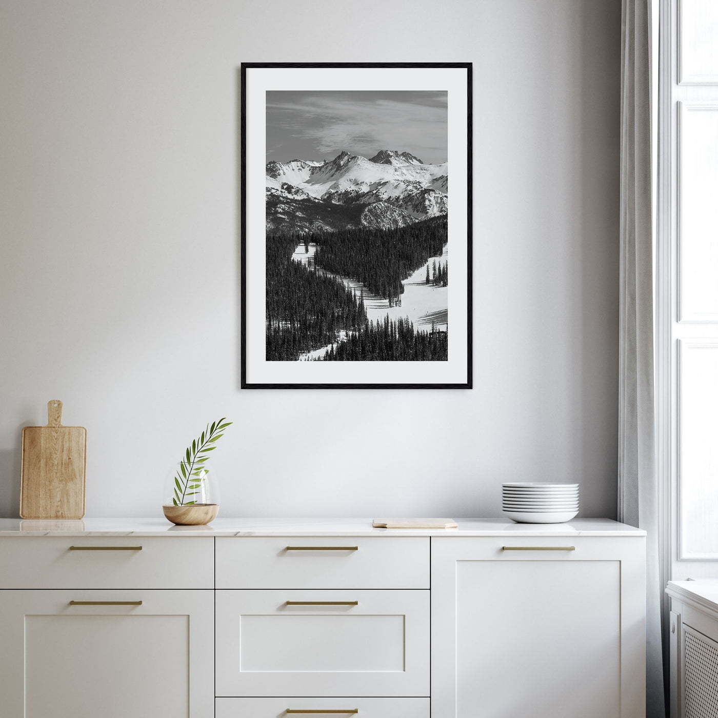Vail Photo B&W Poster