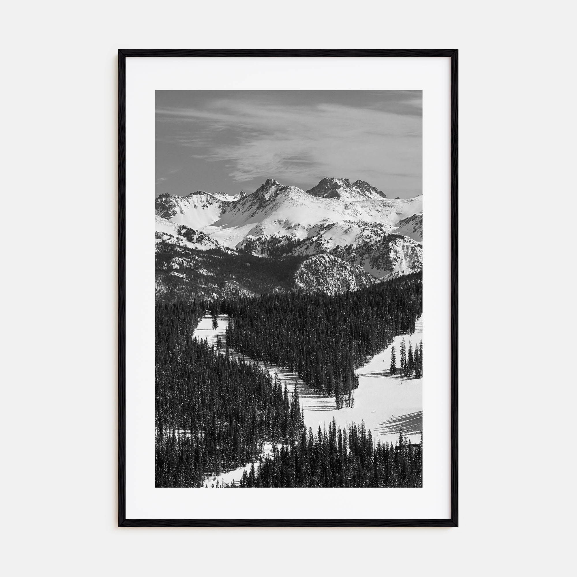 Vail Photo B&W Poster