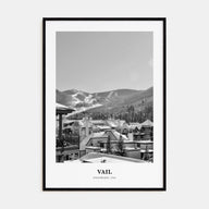 Vail Portrait B&W Poster
