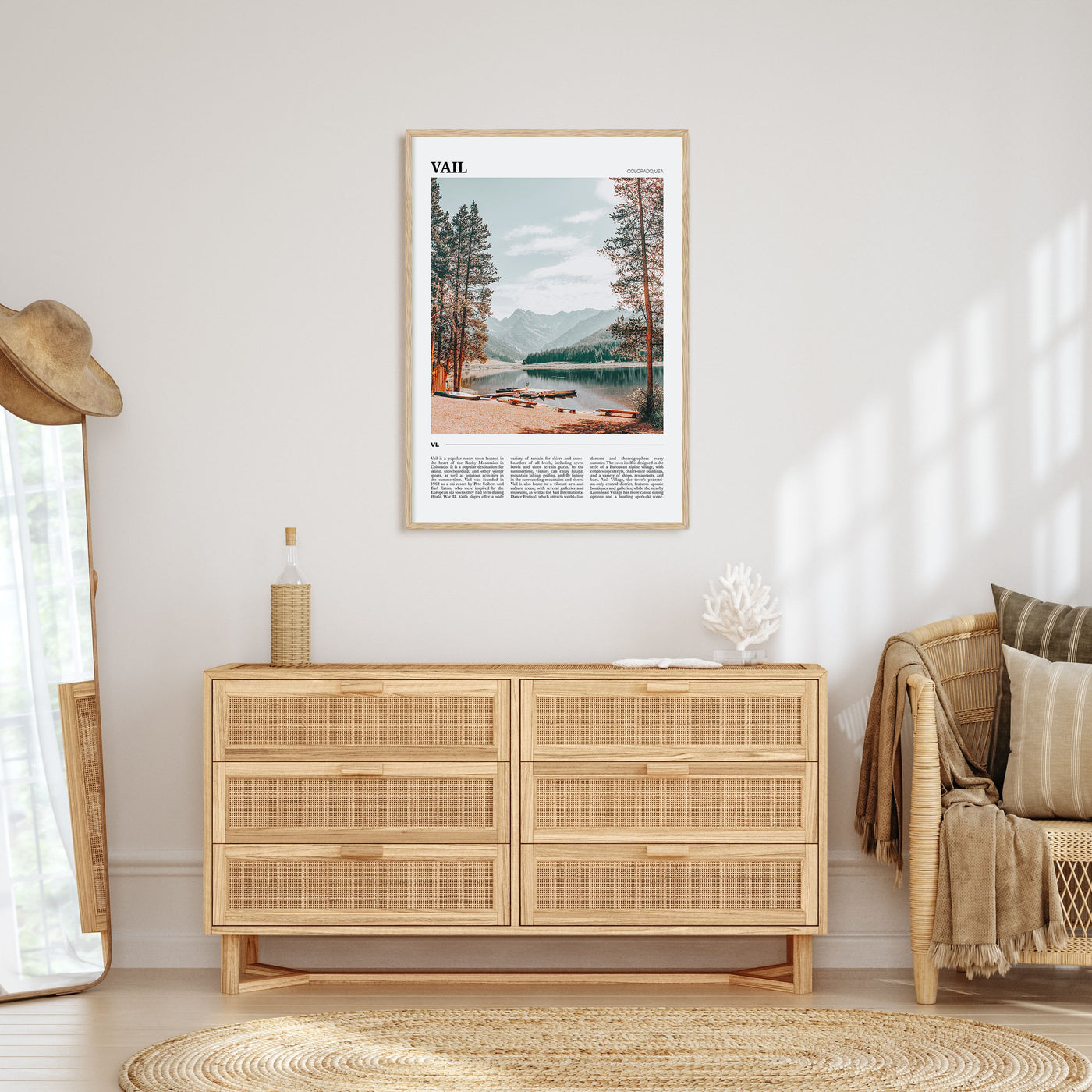 Vail Travel Color Poster