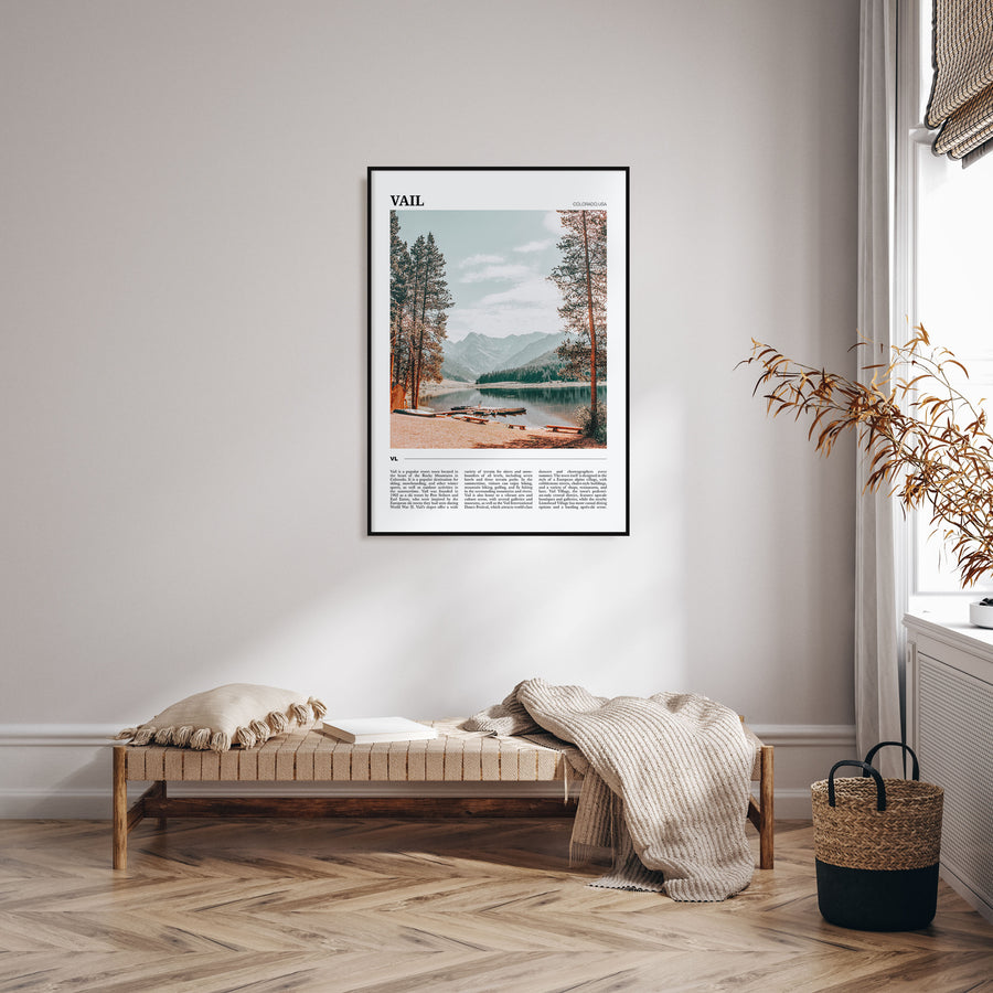 Vail Travel Color Poster