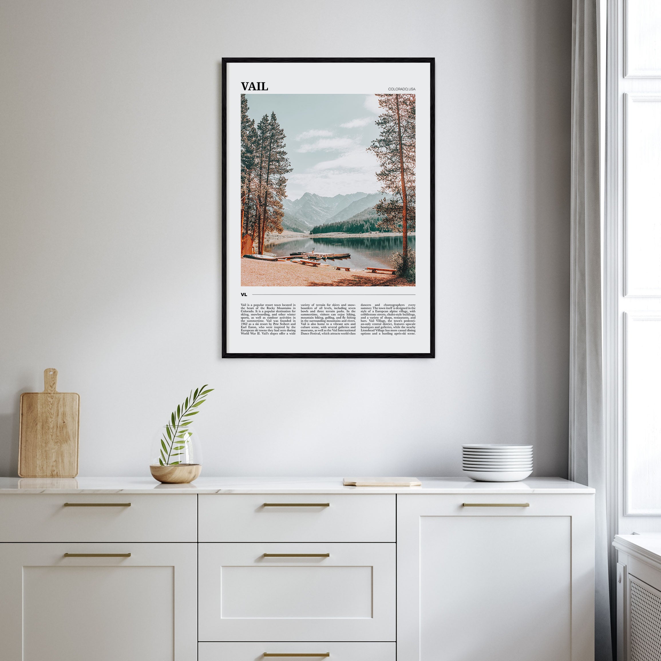 Vail Travel Color Poster