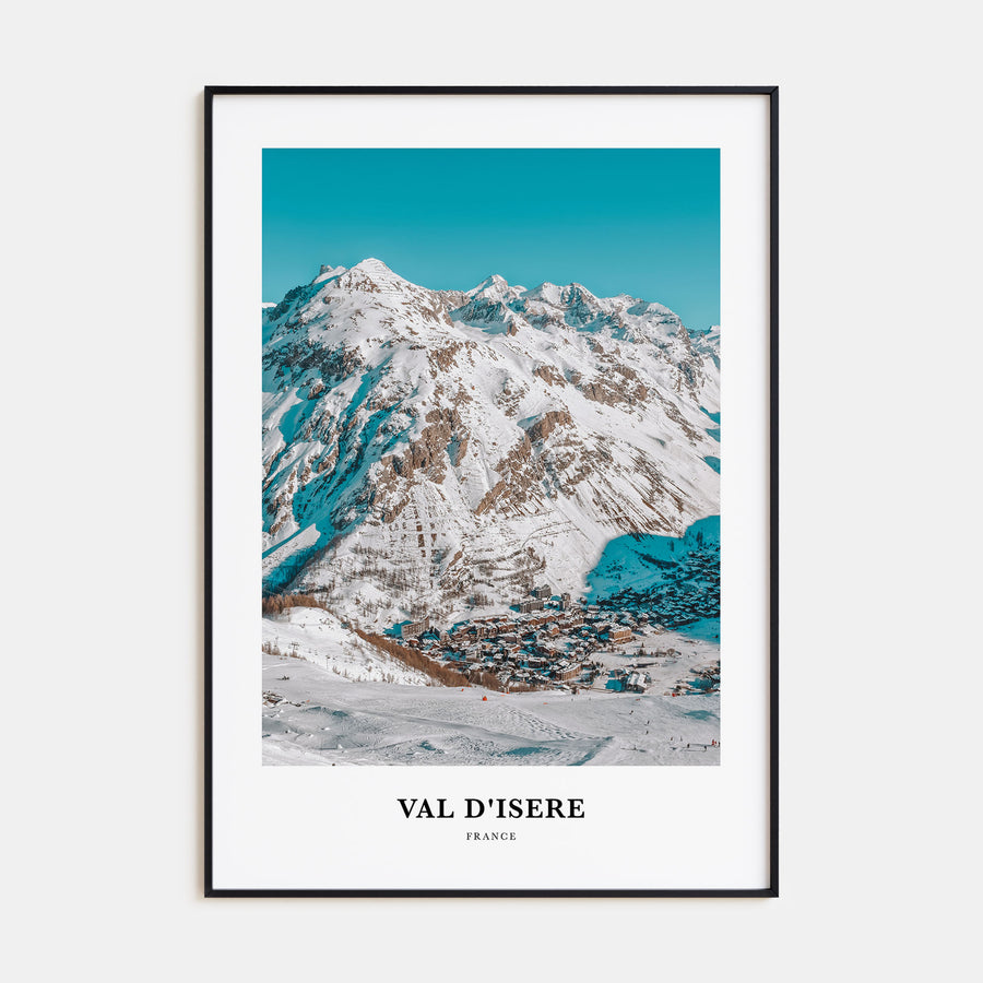 Val d'Isère Portrait Color Poster