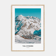 Val d'Isère Portrait Color Poster