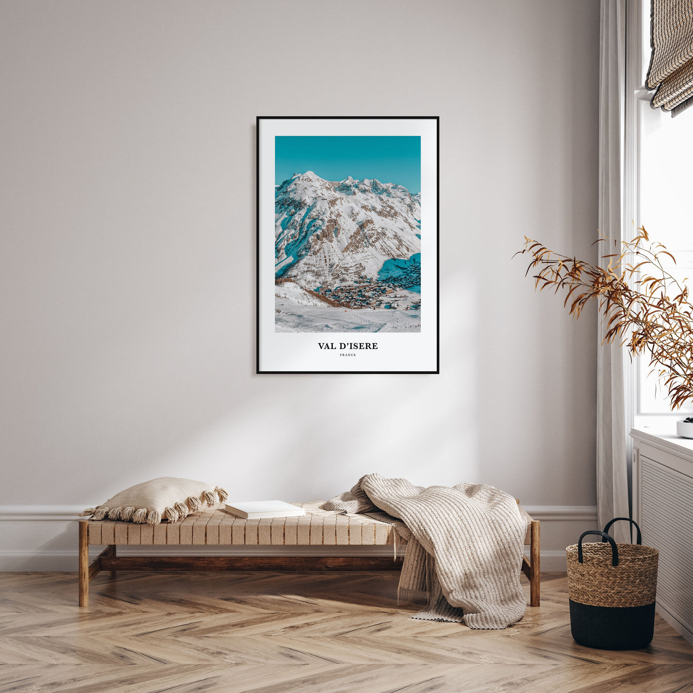 Val d'Isère Portrait Color Poster