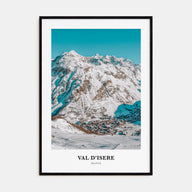Val d'Isère Portrait Color Poster