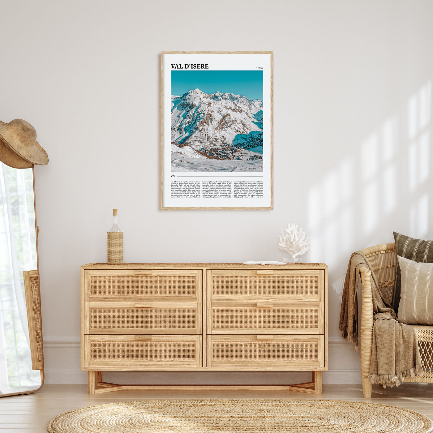 Val d'Isère Travel Color Poster