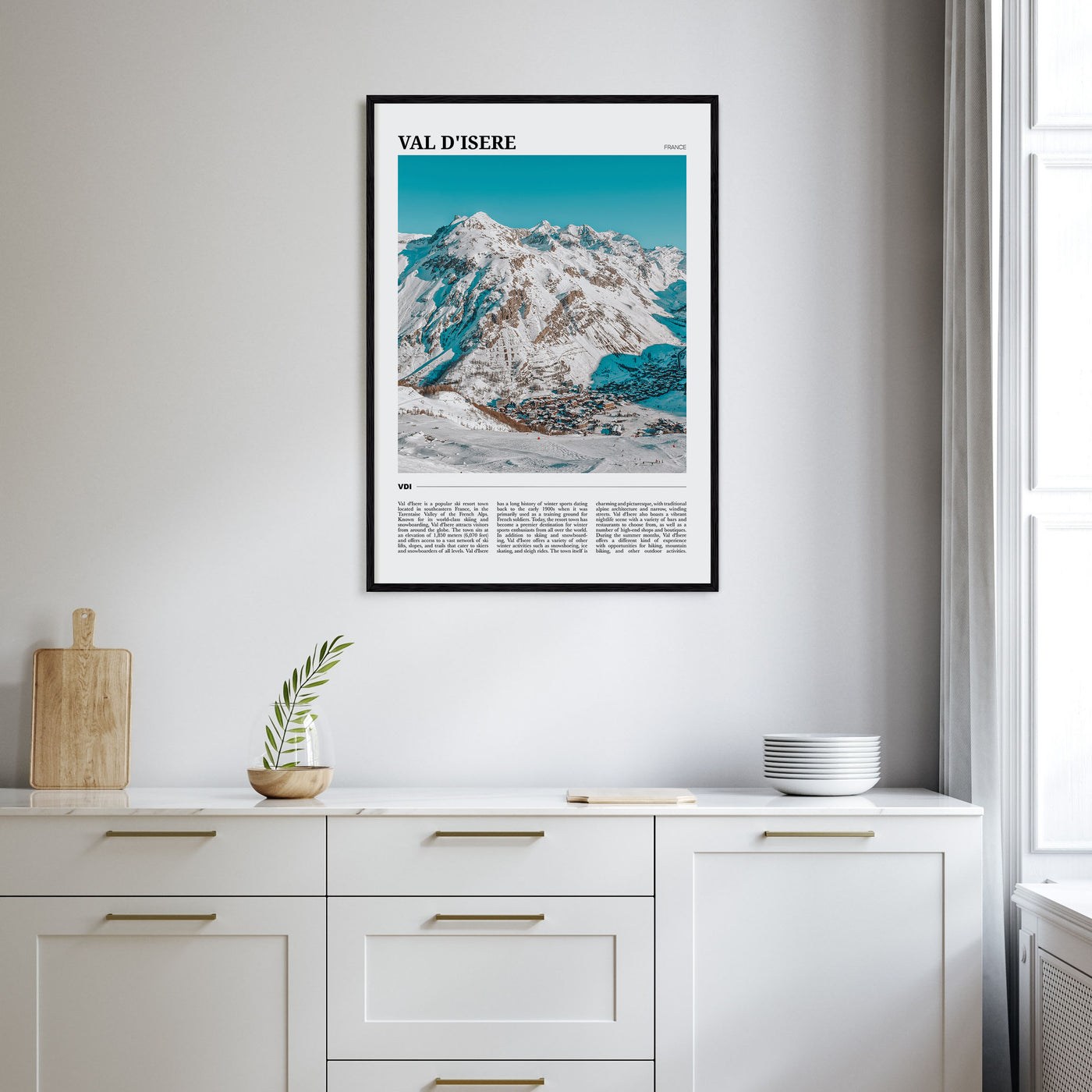 Val d'Isère Travel Color Poster