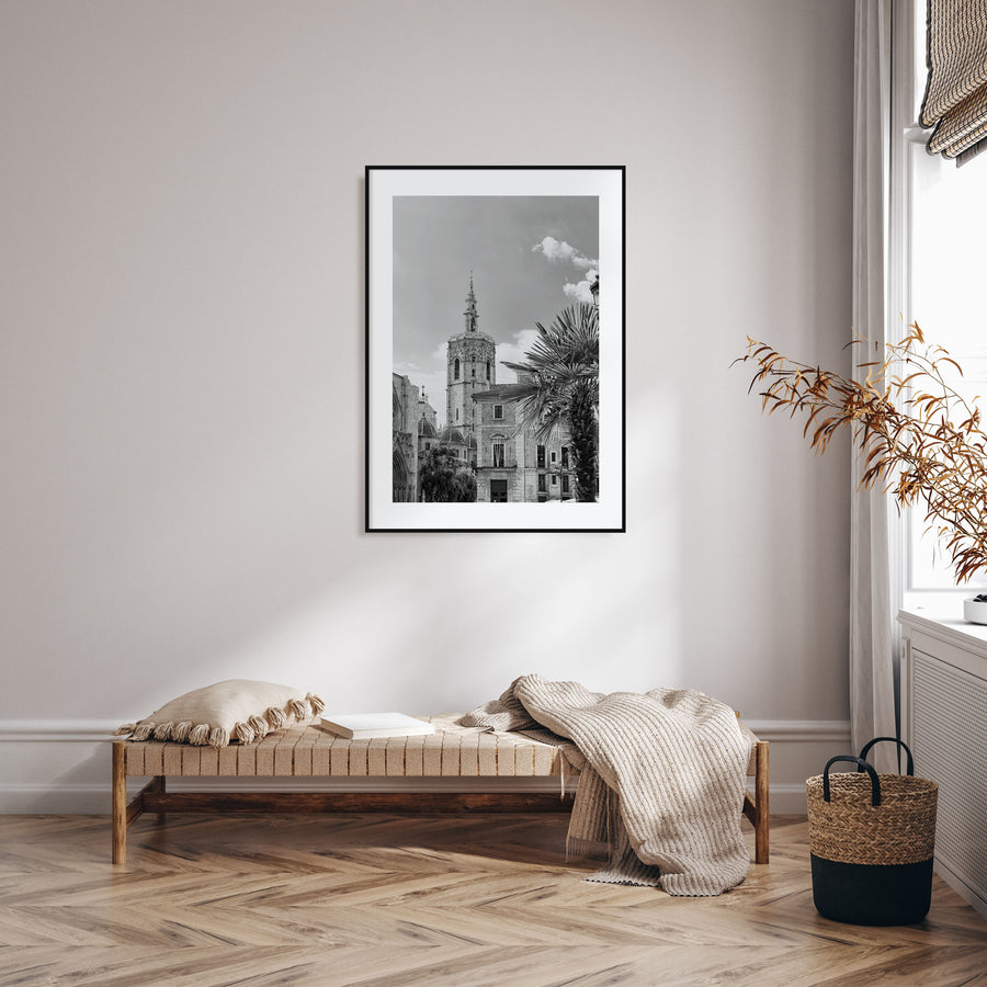 Valencia Photo B&W Poster